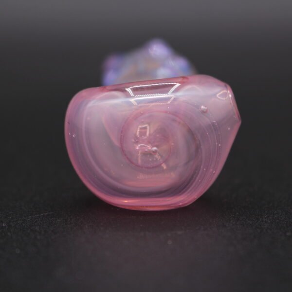 Lyric Fumed Spoon - Pink w/ Purple Filigree - Image 3