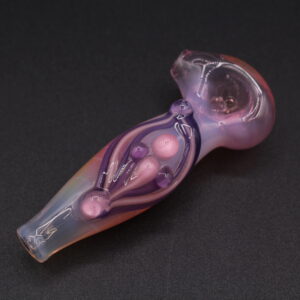 Lyric Fumed Spoon - Pink &amp; Purple