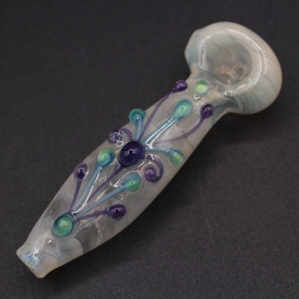 Lyric Fumed Spoon - Teal & Purple
