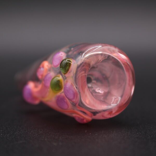 Lyric Fumed Chillum - Purple & Green - Image 3