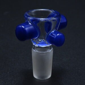 Zombie Hand 18mm Bowl w/ Color Accents - Blue Cheese