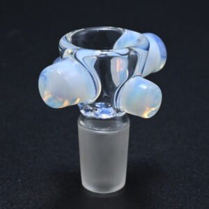 Zombie Hand 18mm Bowl w/ Color Accents - Ghost