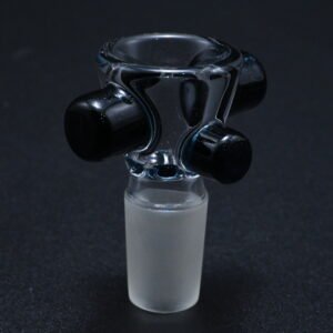Zombie Hand 18mm Bowl w/ Color Accents - Heavy Blue Stardust