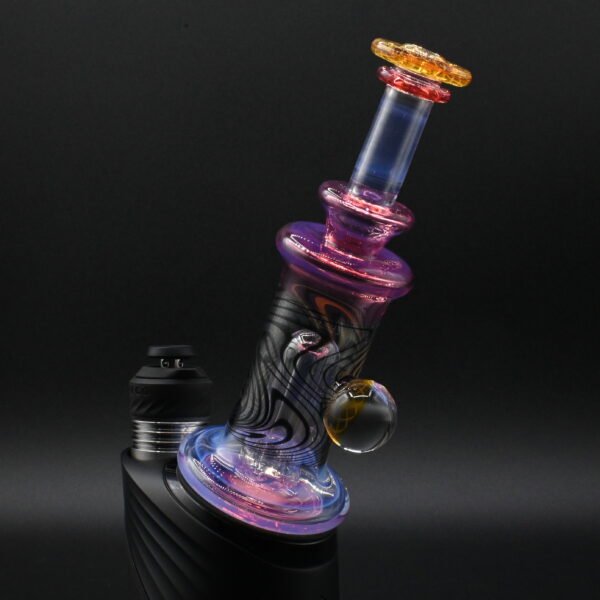Gatez Glass Dual Color Peak Water Top - Telemagenta/Moonstone