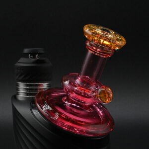 Gatez Glass Single Color Dry Peak Top - Gold Ruby