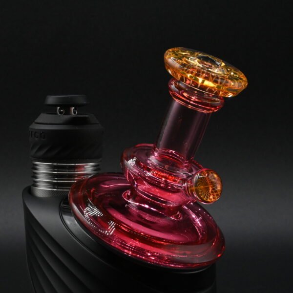 Gatez Glass Single Color Dry Peak Top - Gold Ruby
