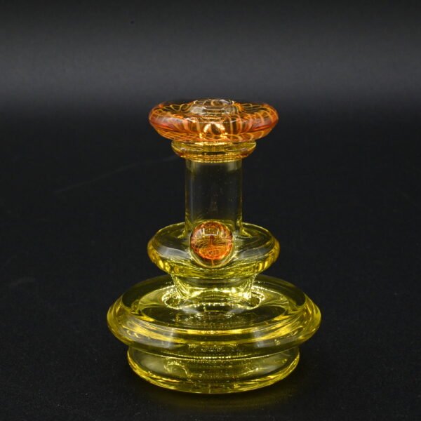 Gatez Glass Single Color Dry Peak Top - Yellow Opal - Image 2