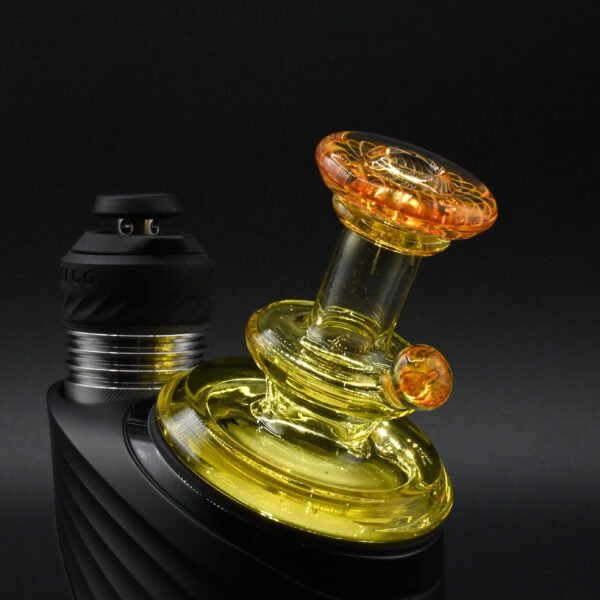 Gatez Glass Single Color Dry Peak Top - Yellow Opal