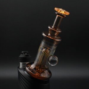 Gatez Glass Single Color Peak Water Top - Chocolate Opal