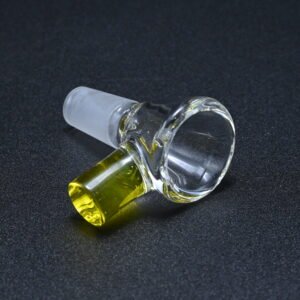 Zombie Hand 14mm Bowl w/ Color Arm - Transparent Yellow Opal