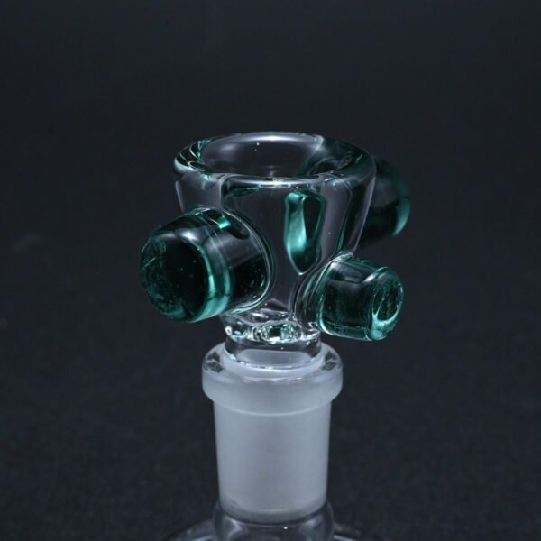 Zombie Hand 14mm Bowl w/ Color Accents - Nemo
