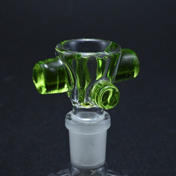 Zombie Hand 14mm Bowl w/ Color Accents - Absinthe