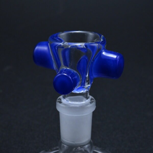 Zombie Hand 14mm Bowl w/ Color Accents - Blue Cheese