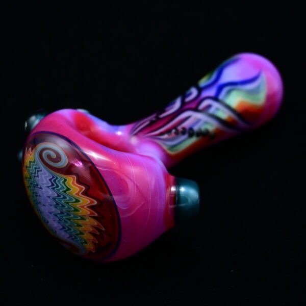 Blossom Pinstripe Spoon - Neo-Opal/Poppy