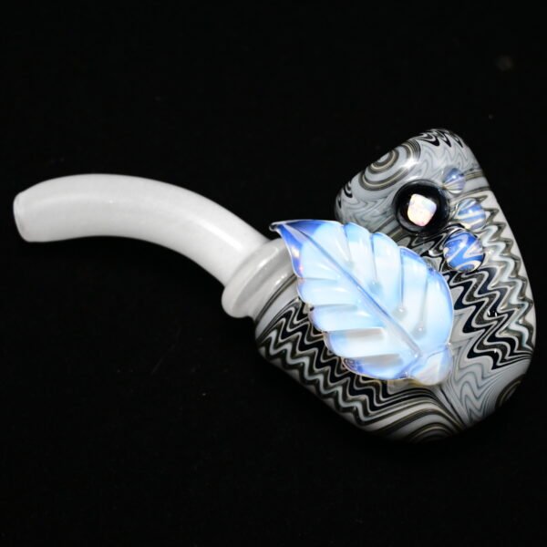 Blossom Leaf Sherlock - White Satin Blizzard