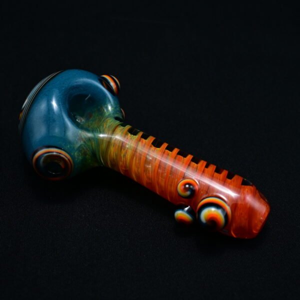 R.L. Dots Wigwag Spoon - Blue/Red