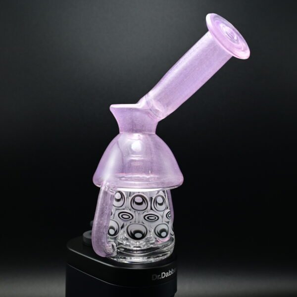 R.L. Dots x Kadabra Mushroom Switch 2 Top - Rose Quartz/Icy White Satin