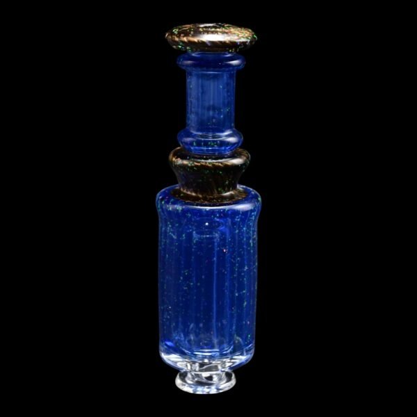 Kadabra Pivot Bubbler - Electrum & Blue Cropal