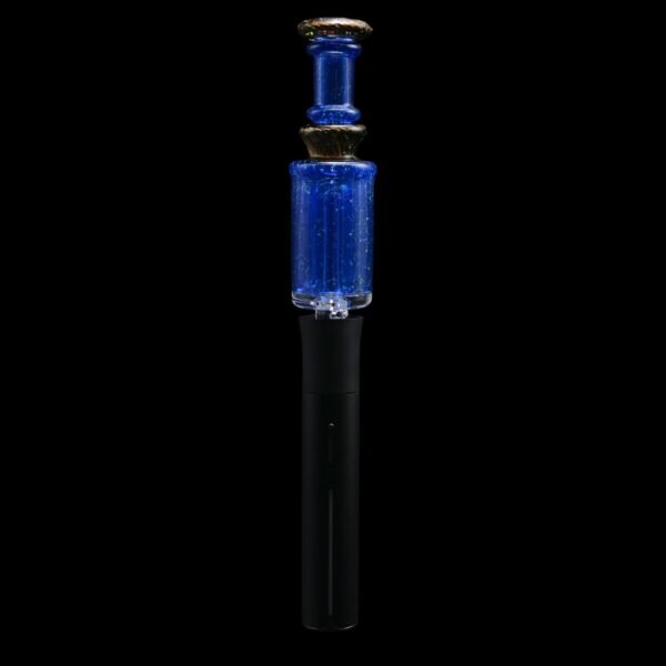Kadabra Pivot Bubbler - Electrum & Blue Cropal - Image 3