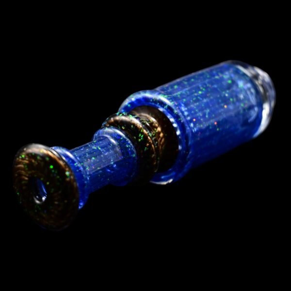 Kadabra Pivot Bubbler - Electrum & Blue Cropal - Image 2