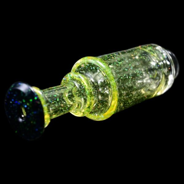 Kadabra Pivot Bubbler - Citrine & Black Cropal - Image 2