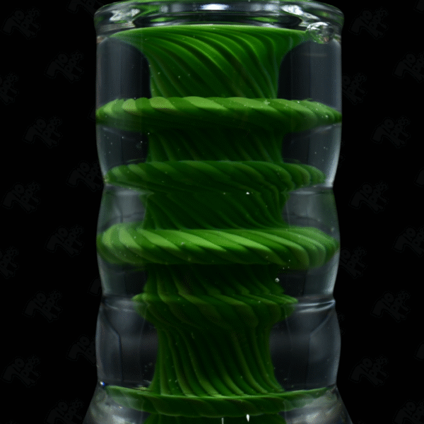 Kadabra Switch 2 Glycerin Bubble - Green Stripe - Image 4