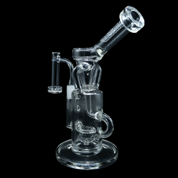 Crooks Clear 10" Recycler w/ Gridded Perc - Image 2