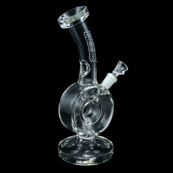 Crooks Clear 10" Doughnut Water Pipe - Image 3