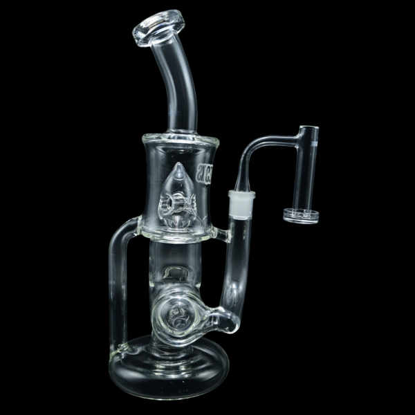 Crooks Clear 12" Inline 2 Chamber Water Pipe - Image 3