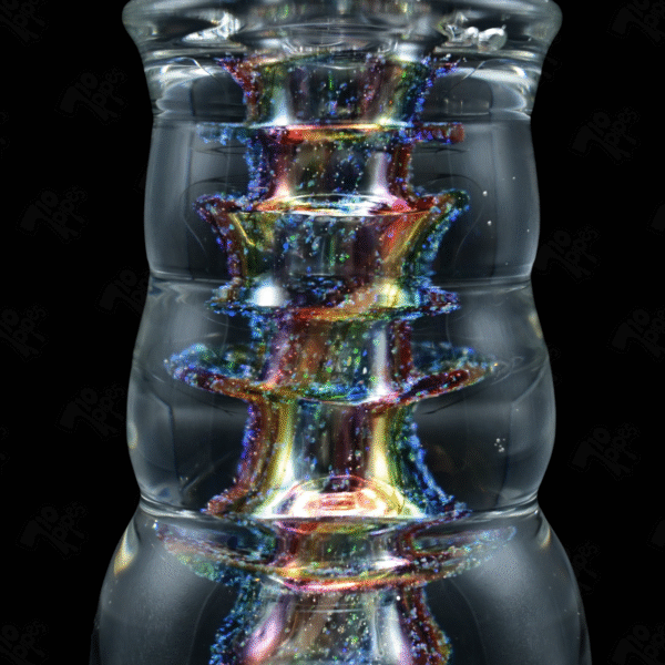 Kadabra Switch 2 Glycerin Bubbler - Rainbow Cropal - Image 5