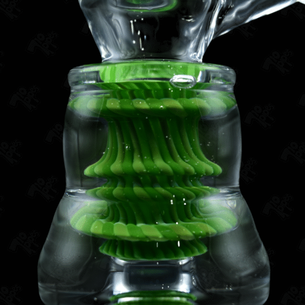 Kadabra Switch 2 Glycerin Dry Top Mini - Green Stripe - Image 5