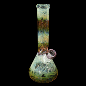 Mary Jane 32x4 Gold/Silver Fume Beaker #1