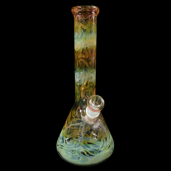 Mary Jane 38x4 Gold/Silver Fume Beaker #1