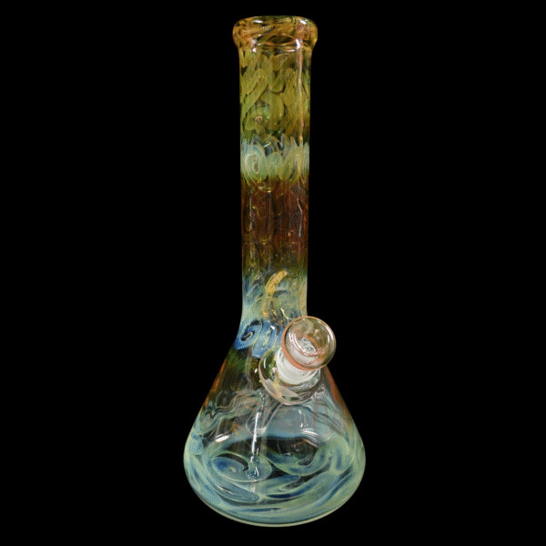 Mary Jane 38x4 Gold/Silver Fume Beaker #3