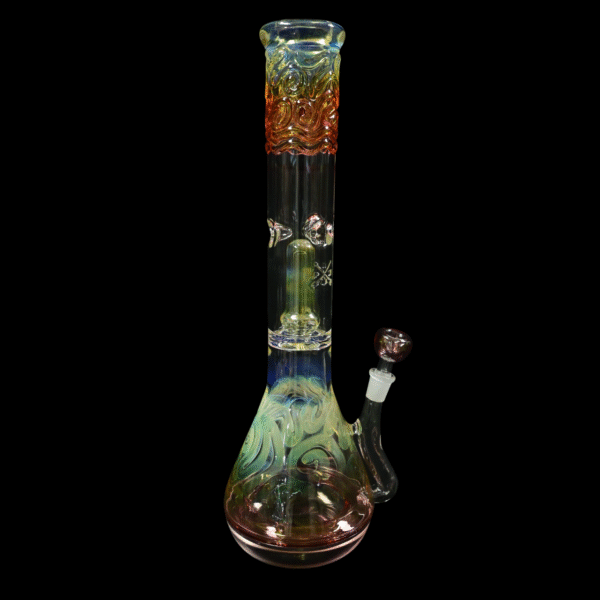 Mary Jane 50x5 Gold/Silver Fume Halo Beaker #2 - Image 2
