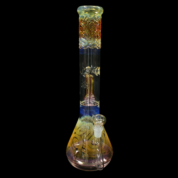 Mary Jane 50x5 Gold/Silver Fume Halo Beaker #3