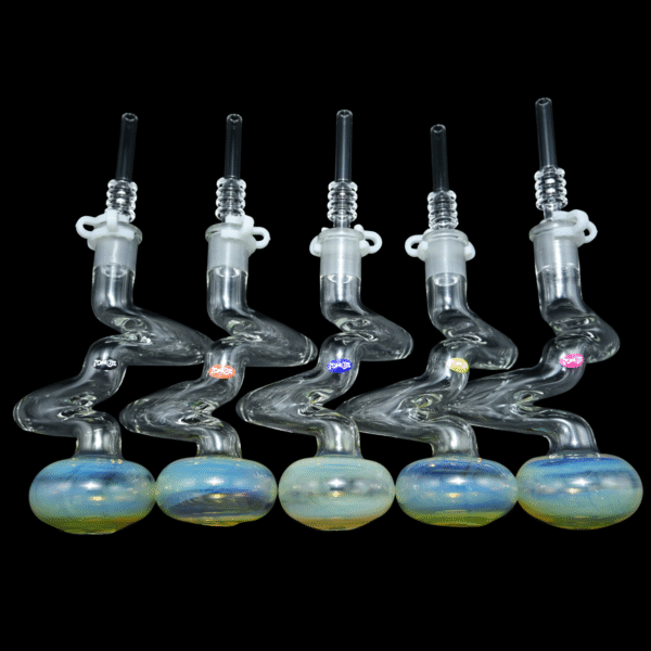 Zong Nectar Collector w/ Joint - Silver Fume - Image 2