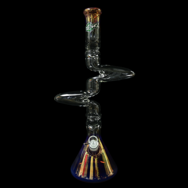 Zong Skinny Gold Fume 4 Kink Beaker - Image 2