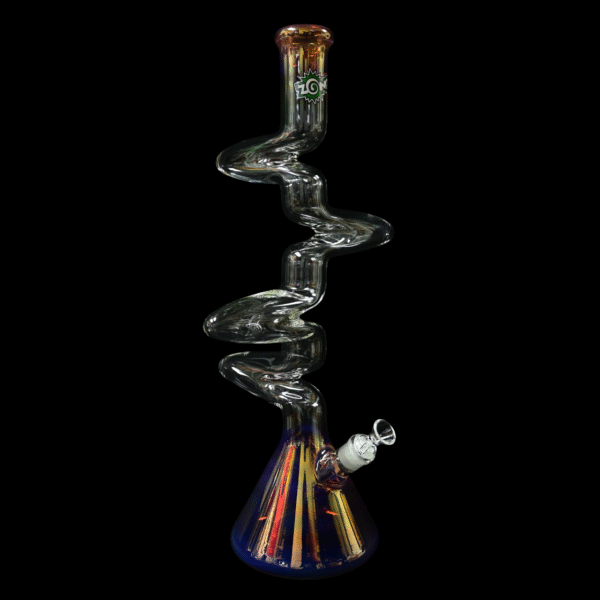 Zong Skinny Gold Fume 4 Kink Beaker