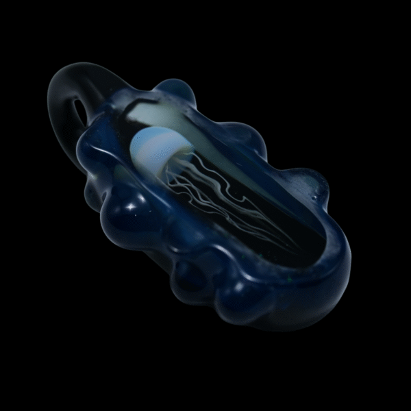 Hardman Faceted Jellyfish Pendant - Dark Blue - Image 2