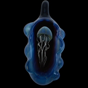 Hardman Faceted Jellyfish Pendant - Light Blue