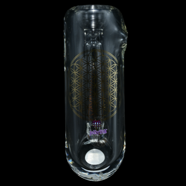 Jellyfish Glass Sacred Geometry Bubbler - Image 3