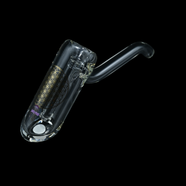 Jellyfish Glass Sacred Geometry Bubbler