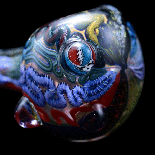 Matty White 2 Milli Dichro Banded Spoon - Grateful Dead - Image 2