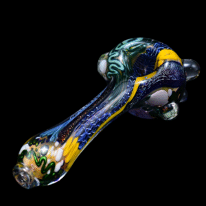 Matty White 2 Milli Dichro Banded Spoon - Peace