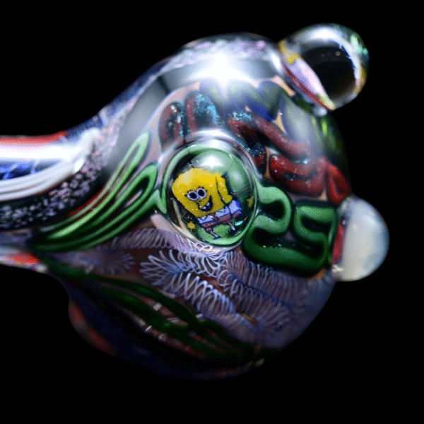 Matty White 2 Milli Dichro Banded Spoon - Spongebob - Image 2