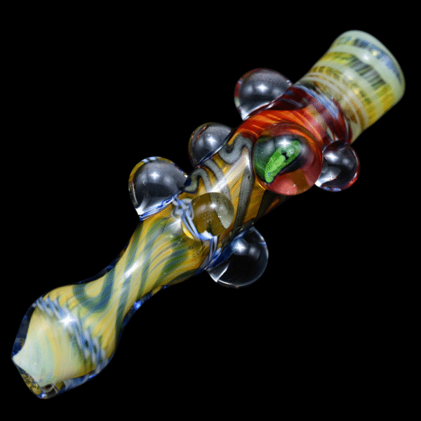 Matty White Large 3 Milli One Hitter - Pickle Rick