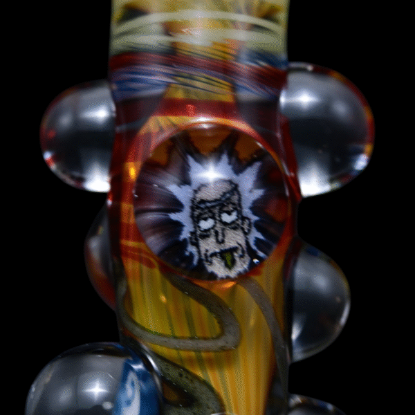 Matty White Large 3 Milli One Hitter - Pickle Rick - Image 3