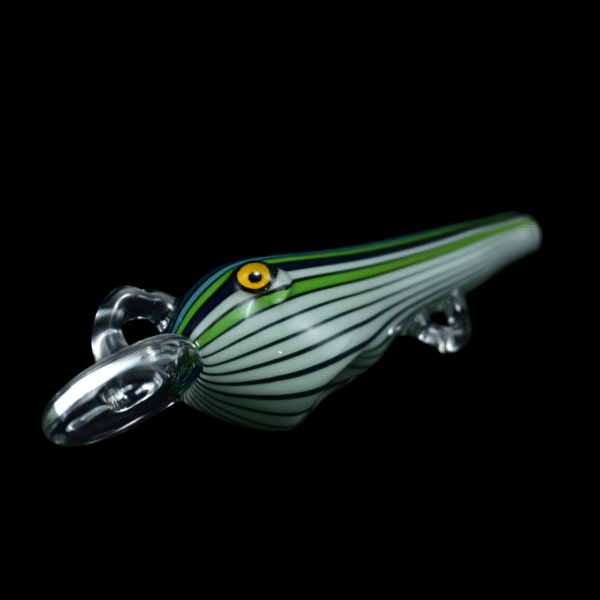 Matty White Striped Fishing Lure #2