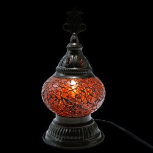 Turkish Mosaic Short & Squat - Orange Shatter